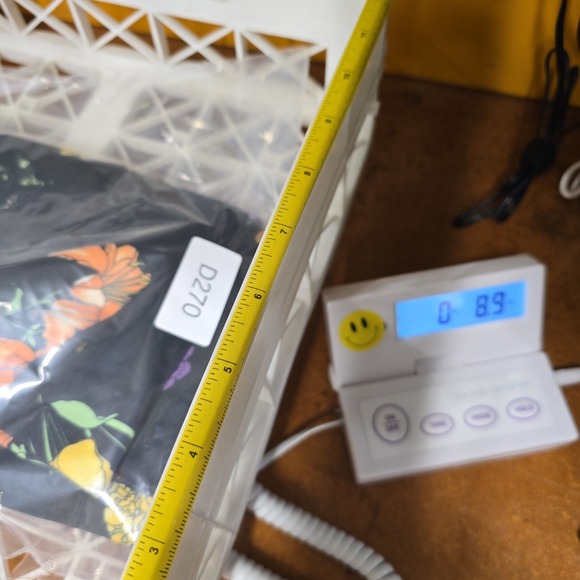 Vintage Ginger House Retro Floral Wide Leg Pants Women's Size 12 Black Polyester - Picture 8 of 8